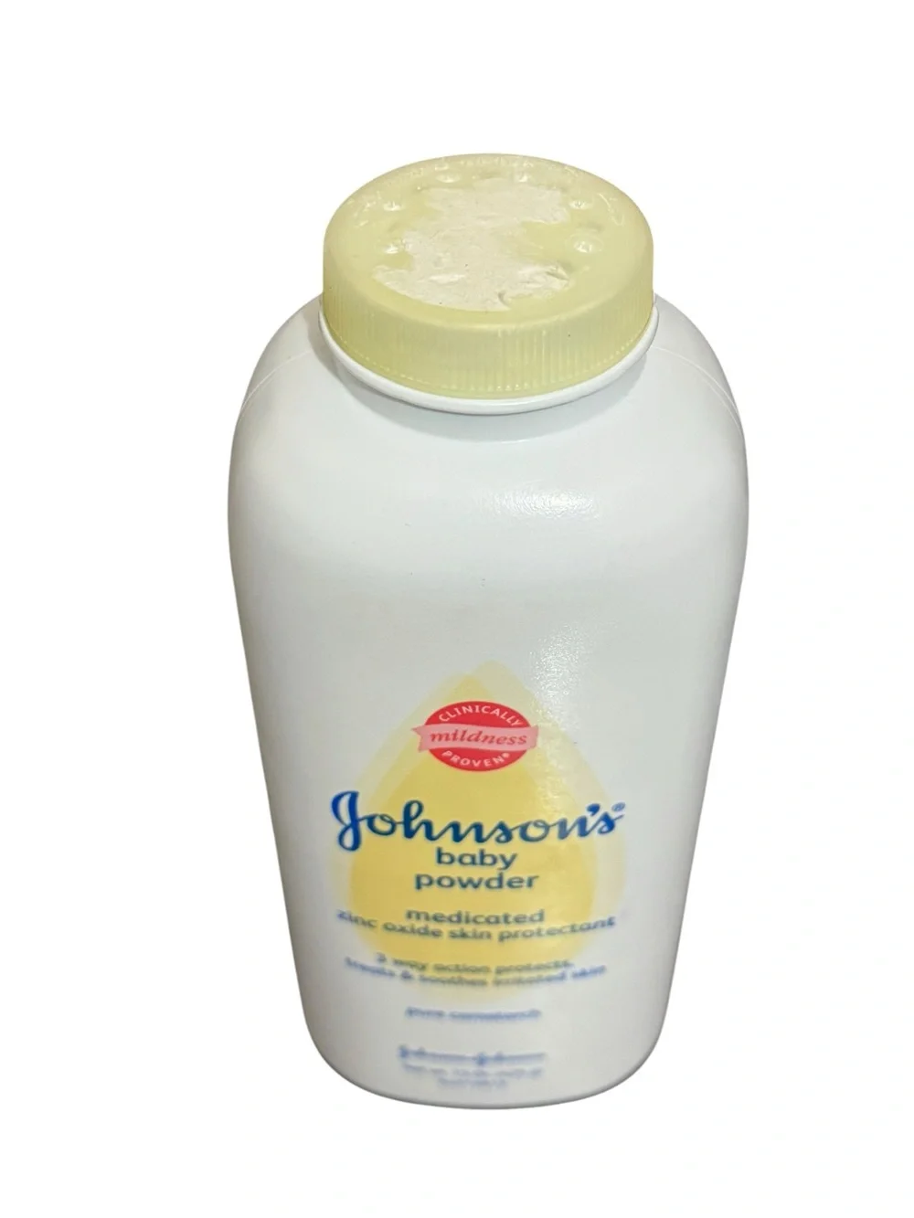 Johnson's Baby Powder Medicated Zinc Oxide 15 Oz Cornstarch Unsealed NEW Rare